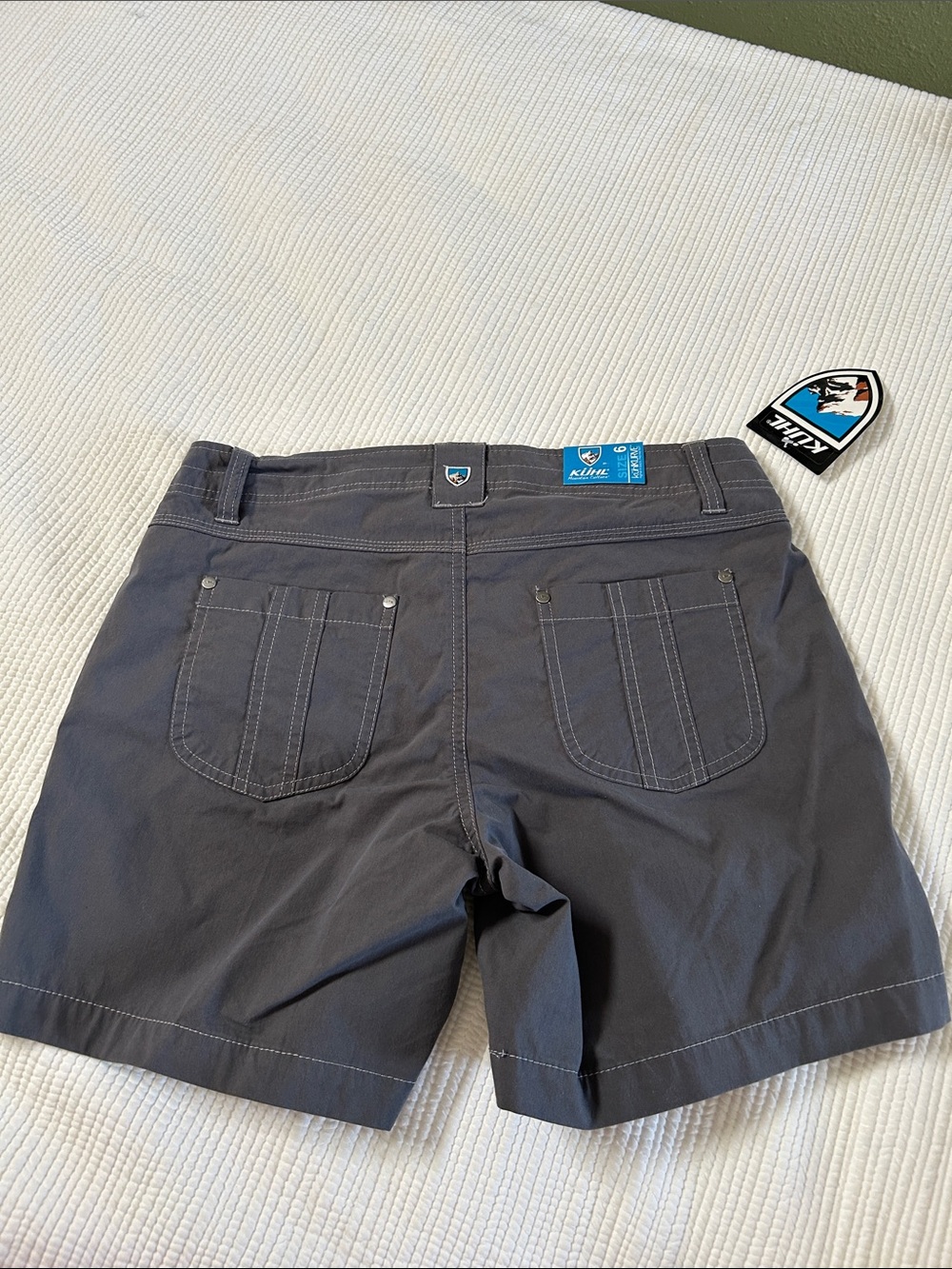 NWT Kuhl Women's Charcoal Outdoor Shorts - Picture 2 of 4